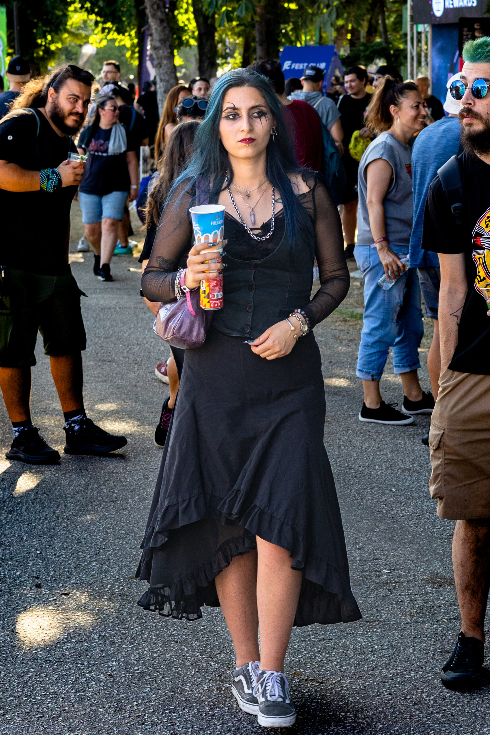 Цветни коси на Hills of Rock